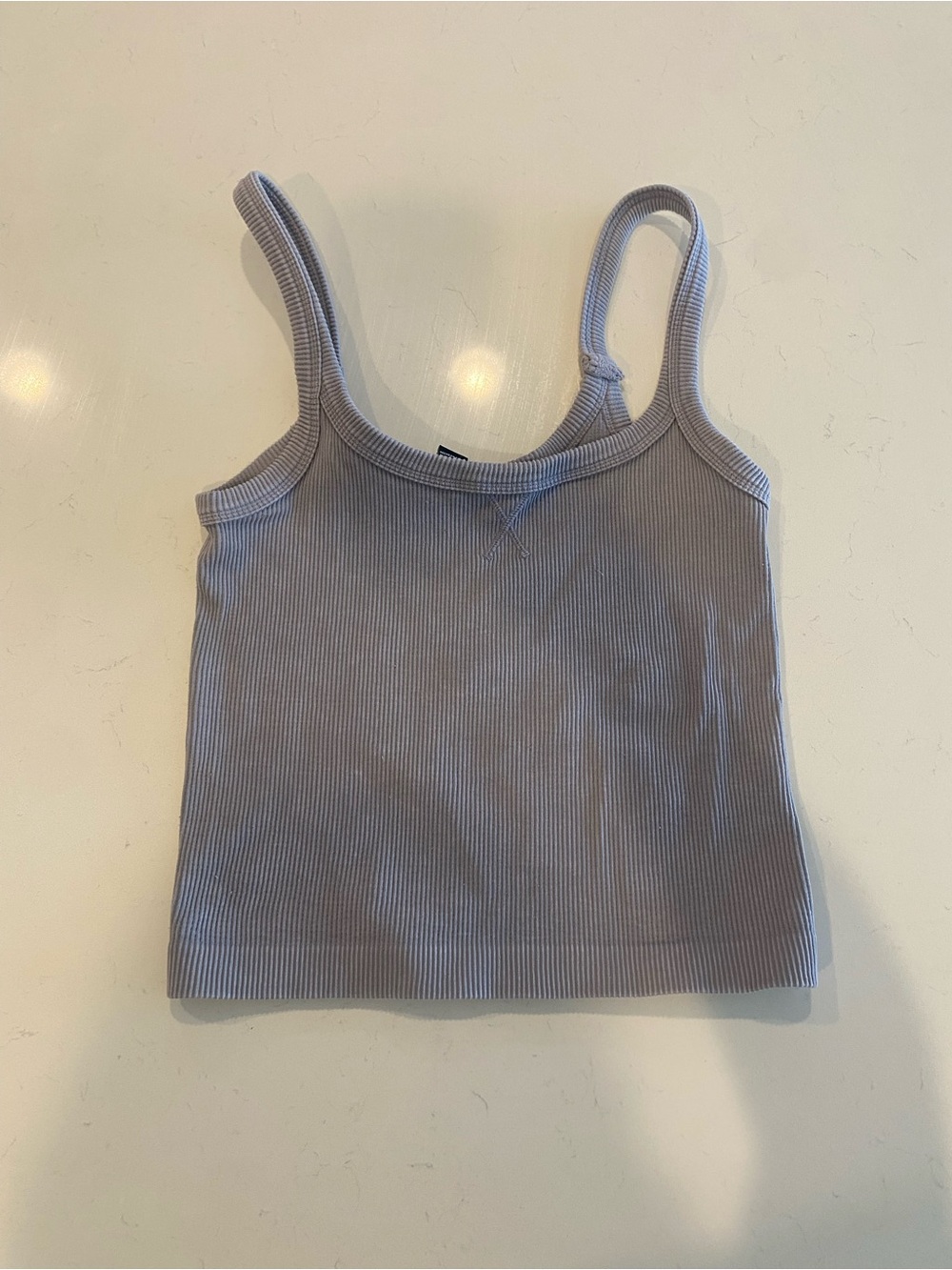 Forever 21 Lavender Ribbed Tank Top - Light Purple Cami